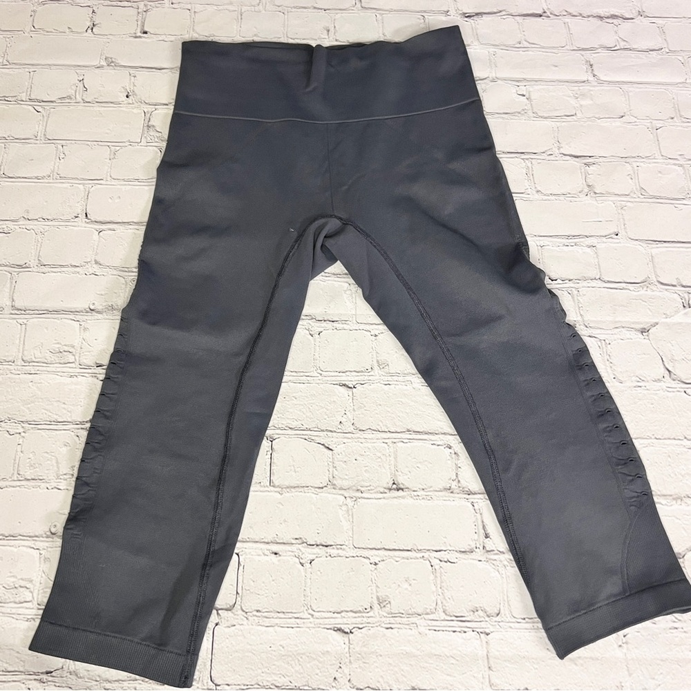 2 pair - Athleta Power Through Mesh Capri Leggings - Medium